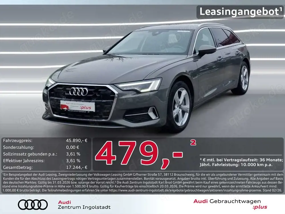 Audi A6 Avant 35 TDI AHK ACC Sportsitze SHZ advanced