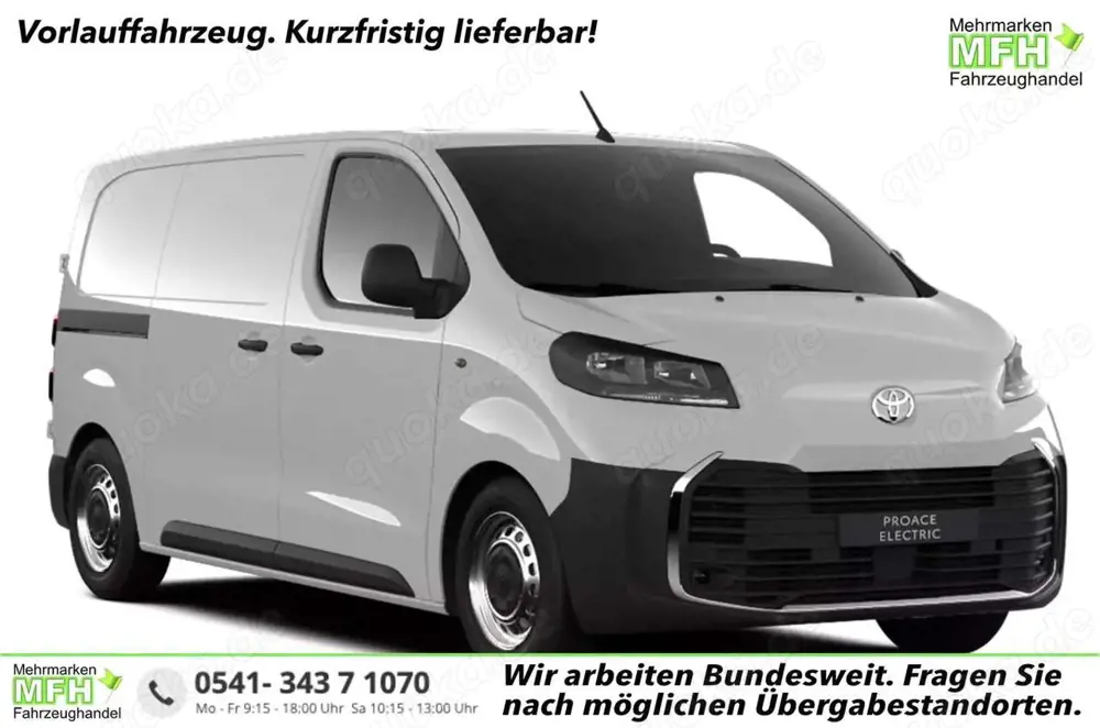 Toyota Proace City Comfort 75KWh L2 10"Touch SmartCargo 3S 100 kW ...