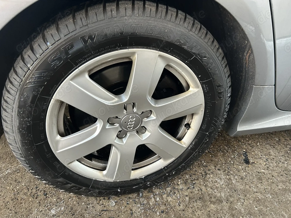 Winterreifen auf Audi Alu Felgen