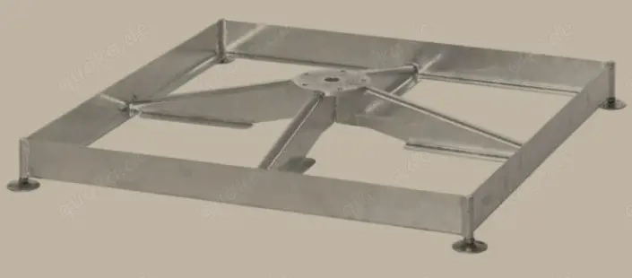 Glatz Schirmständer Schirmkreuz M4, 120 kg mit Rollenset (neu unbenutzt)