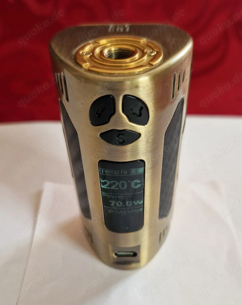 Dovpo Tigger 168. Bronze, mit Gebrauchsspuren. FP. 50 . SAMMLUNGSVERKLEINERUNG!  Akkuträger, E-Zigar