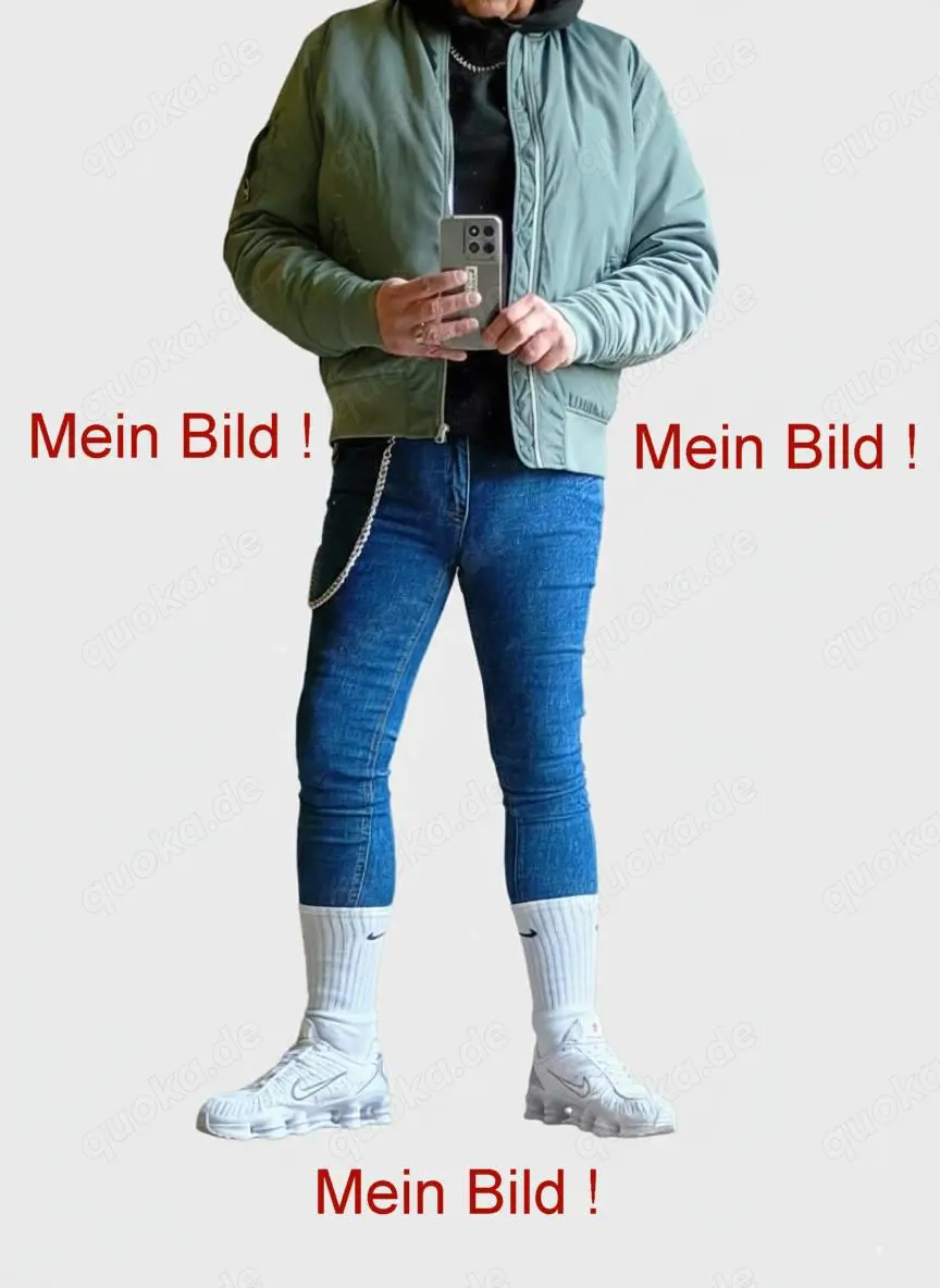 Bomber, Bomberjacke, Fliegerjacke - NEU, NIKE SHOX TL weiss