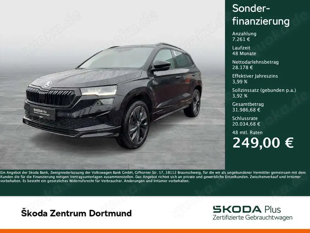 Skoda Karoq 1.5 SPORTLINE PANO CAM ACC MATRIX E-KLAPPE