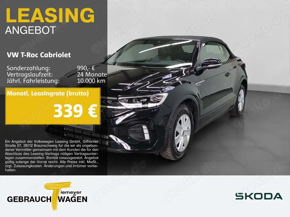 Volkswagen T-Roc 1.5 TSI DSG R-LINE BLACK LM19 NA