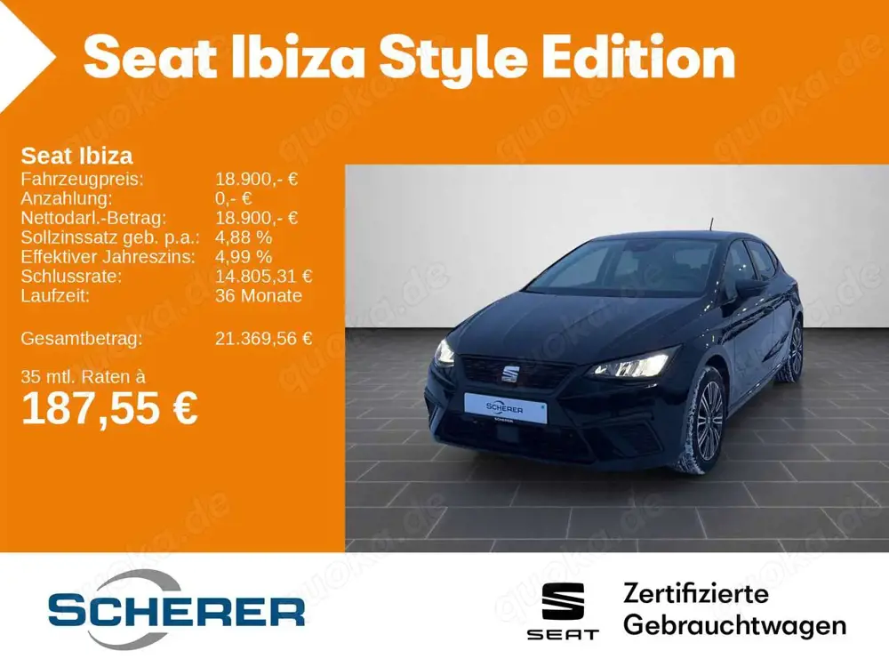 SEAT Ibiza 1.0 TSI DSG Style Full Link, RFK, PDC, Win