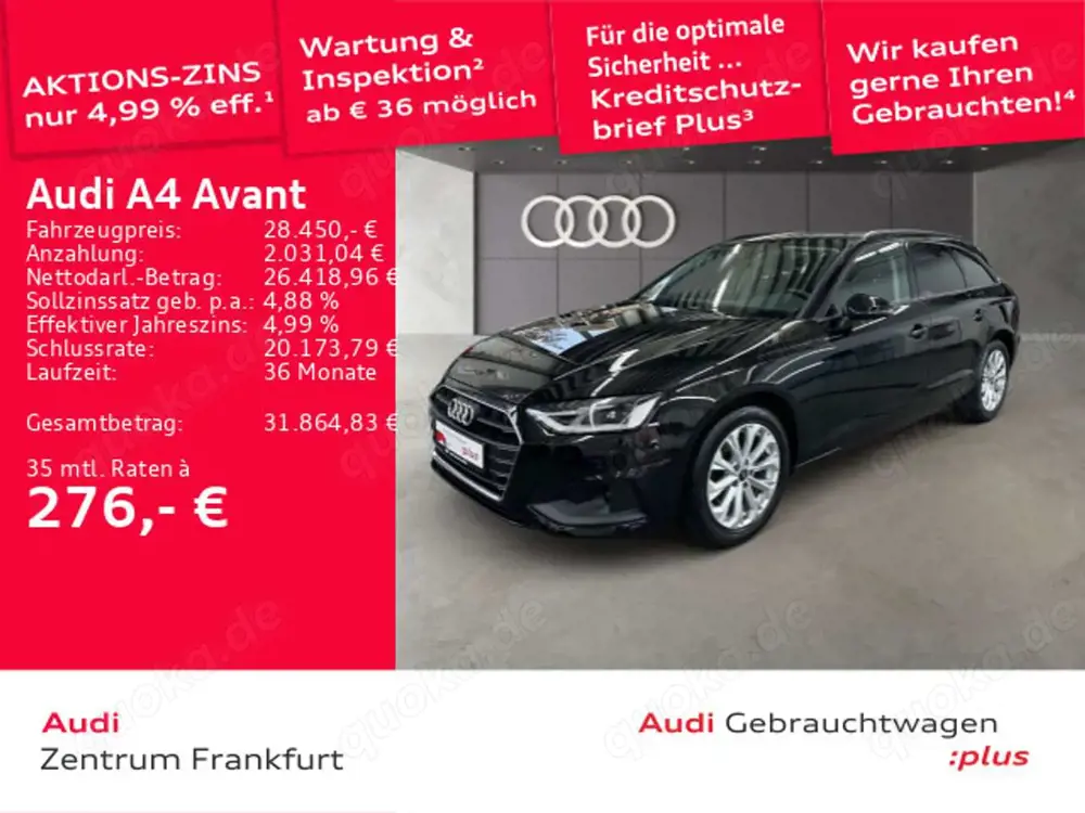 Audi A4 35 TDI S tronic LED DAB PDC