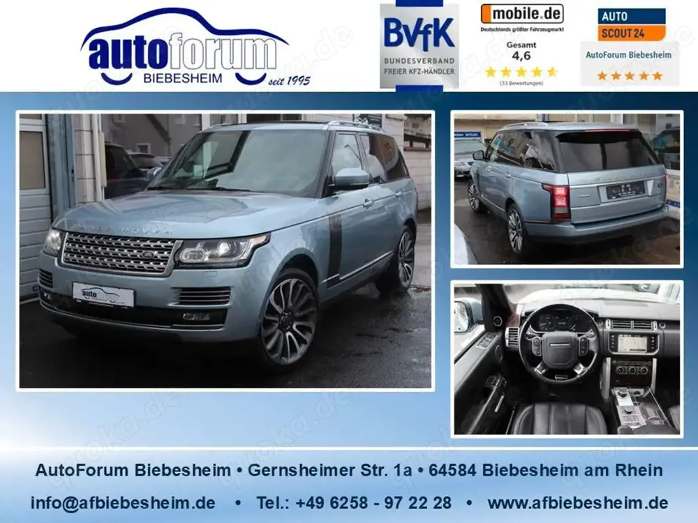 Land Rover Range Rover 4.4 SDI V8 Autobiography Pano*Stndhz