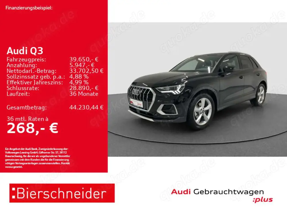 Audi Q3 35 TFSI S-Line 19 AHK LED ACC NAVI