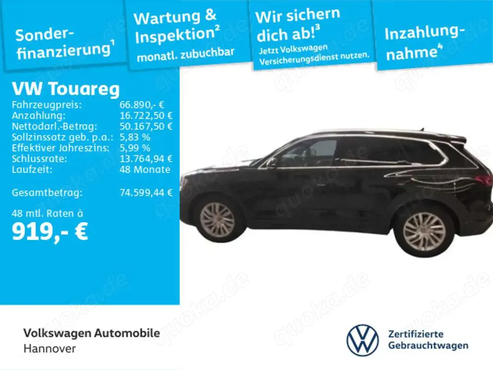 Volkswagen Touareg 3.0 TDI Tiptronic 4-Motion Elegance Navi