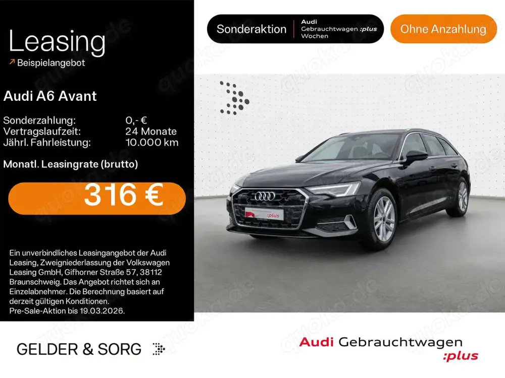 Audi A6 40 TDI advanced AHK*LED*Virtual*360°