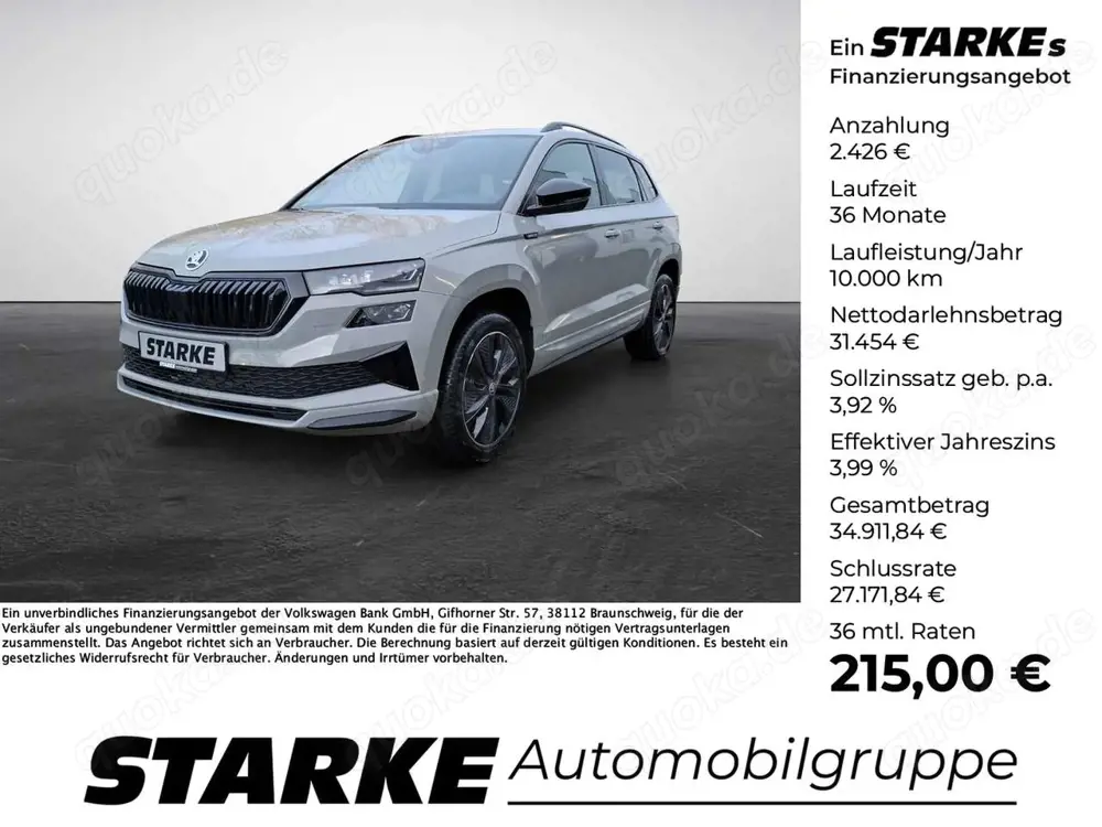 Skoda Karoq 1.5 TSI DSG Sportline