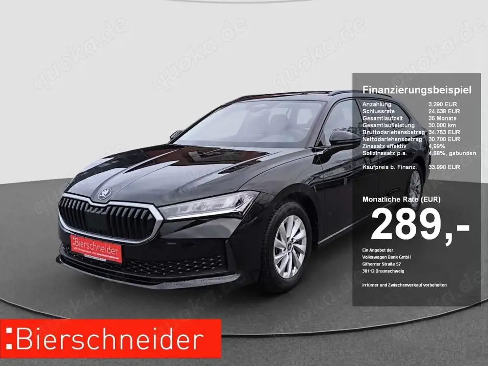 Skoda Superb Combi 2.0 TDI DSG Essence AHK NAVI ACC RFK SITZH L