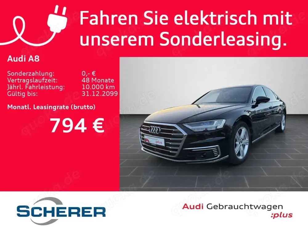 Audi A8 60 TFSIe quattro tiptronic LASER PANO BO