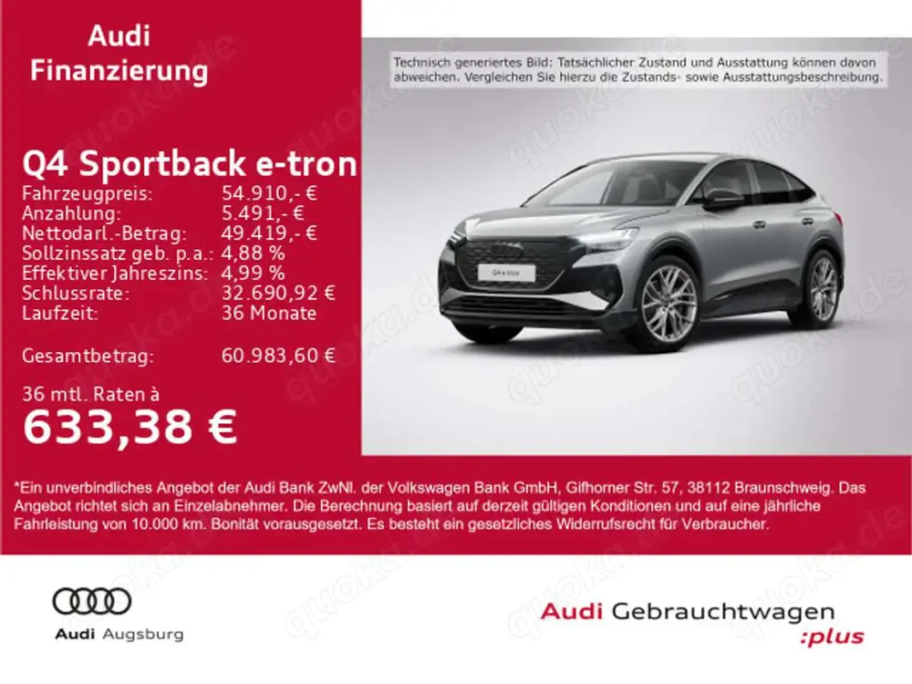 Audi Q4 e-tron 45 qu. 2x S line*AHK*MATRIX*