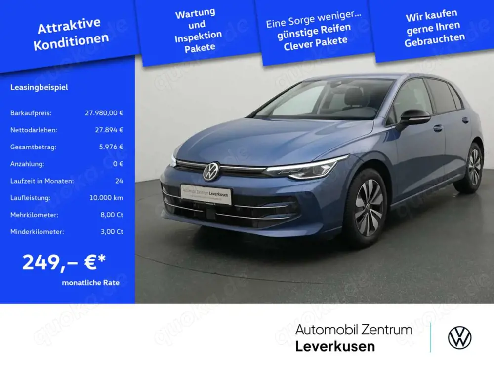 Volkswagen Golf VIII Goal DSG CARPLAY LED AHK NAVI ACC VIRT