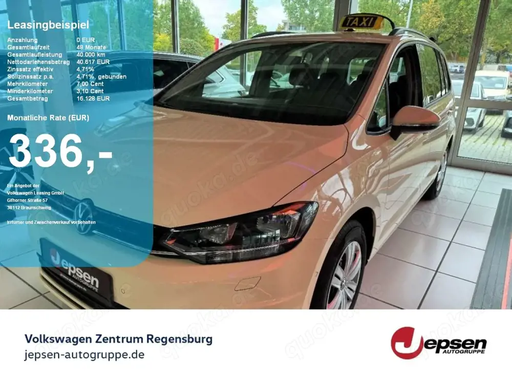 Volkswagen Touran Taxi TDI DSG 7-Sitzer | R-KAMERA