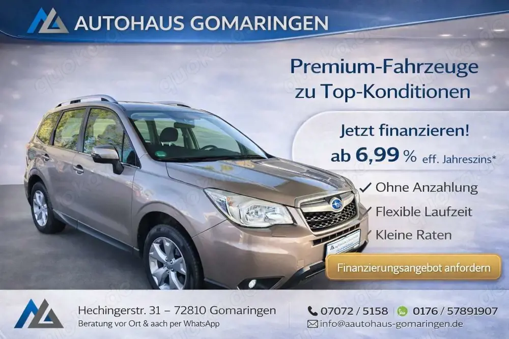 Subaru Forester 2.0X *PANO*STHZ*AHK*SHZ*KAMERA*XENON