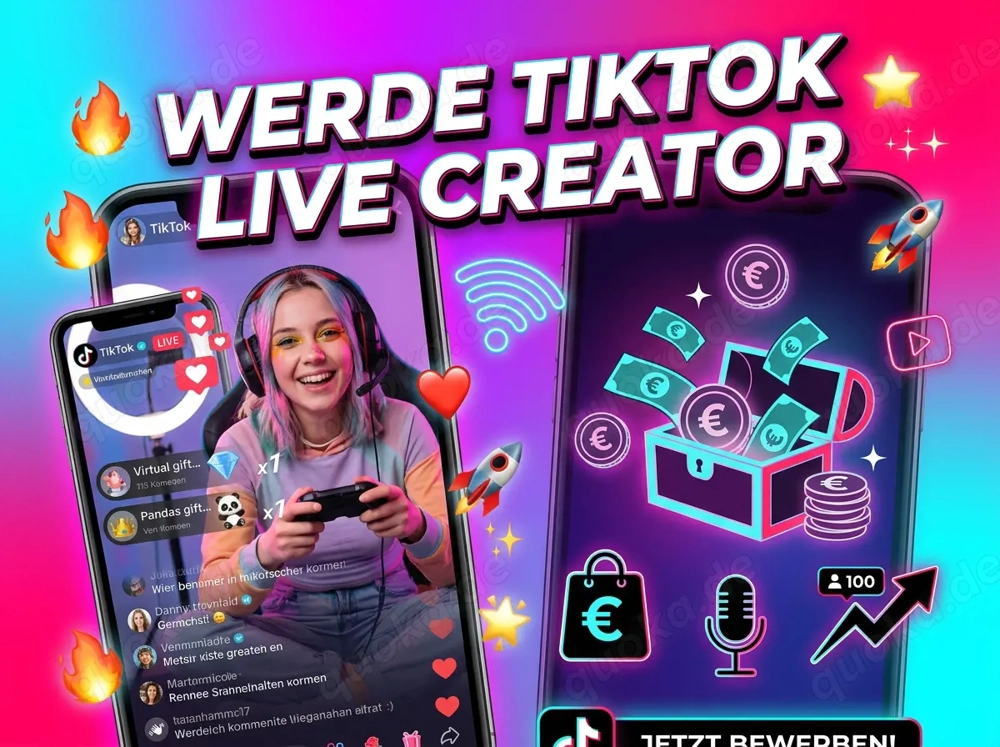 Verdiene Geld mit deinem Hobby - Werde TikTok Live Creator