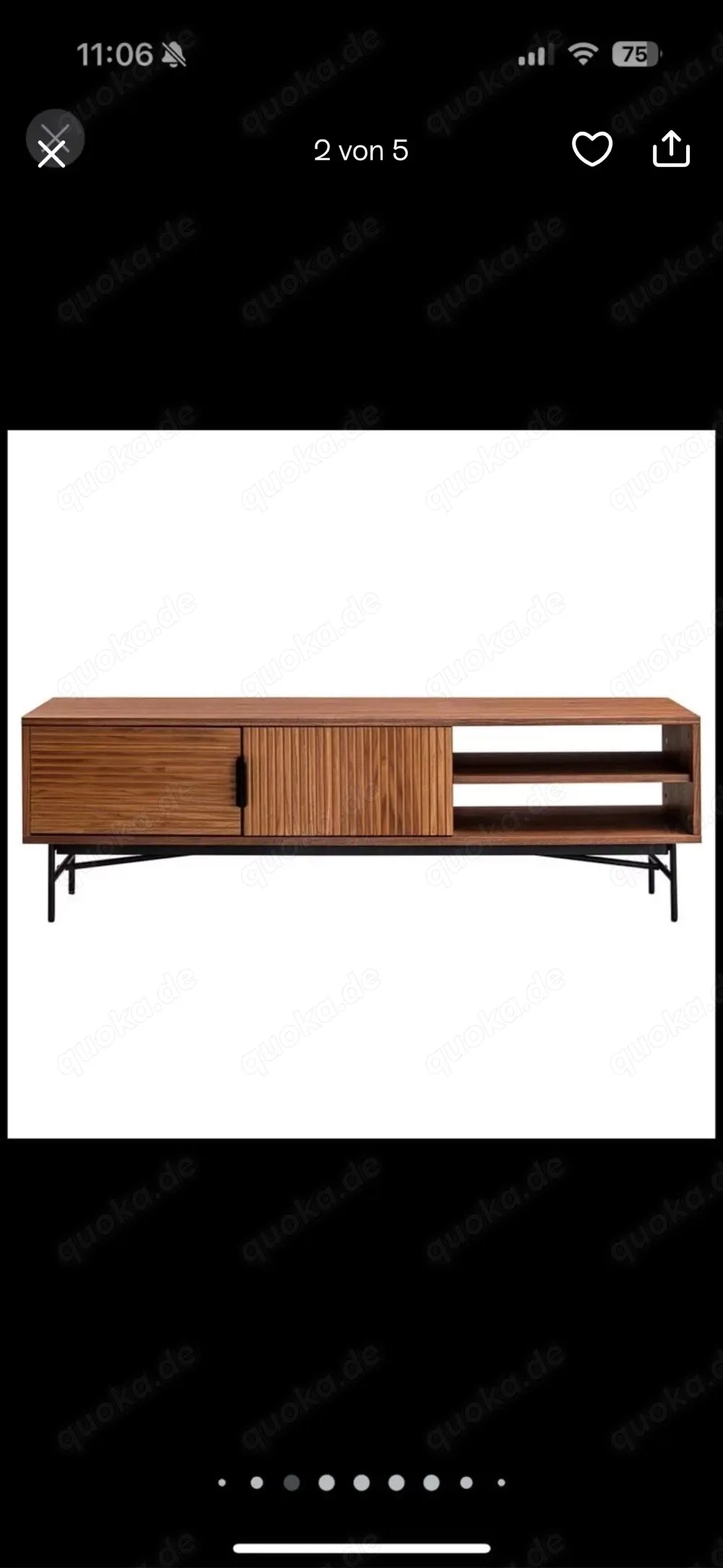 Wohnwand TV Board
