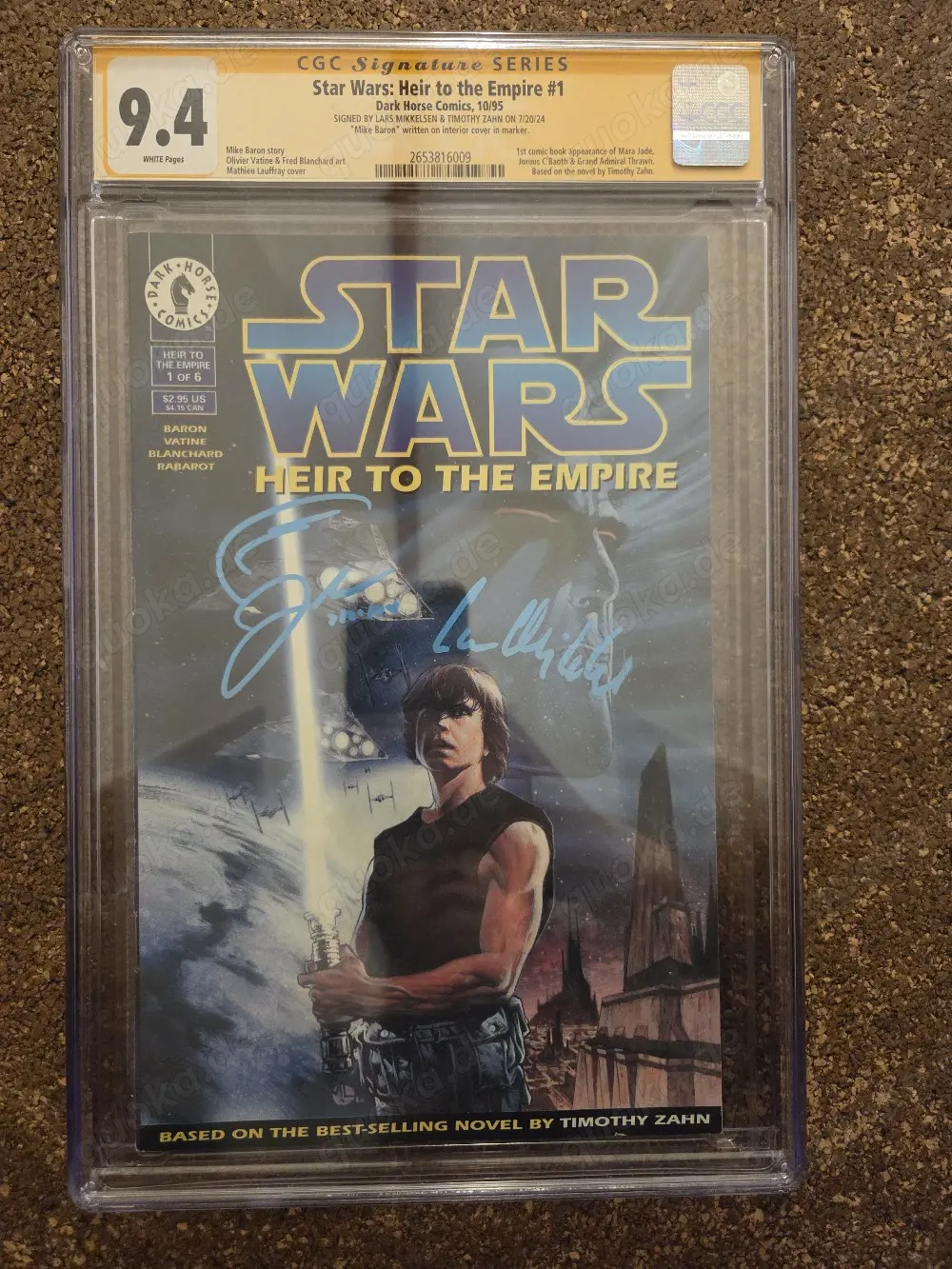 Star Wars heir to the Empire #1 CGC 9.4