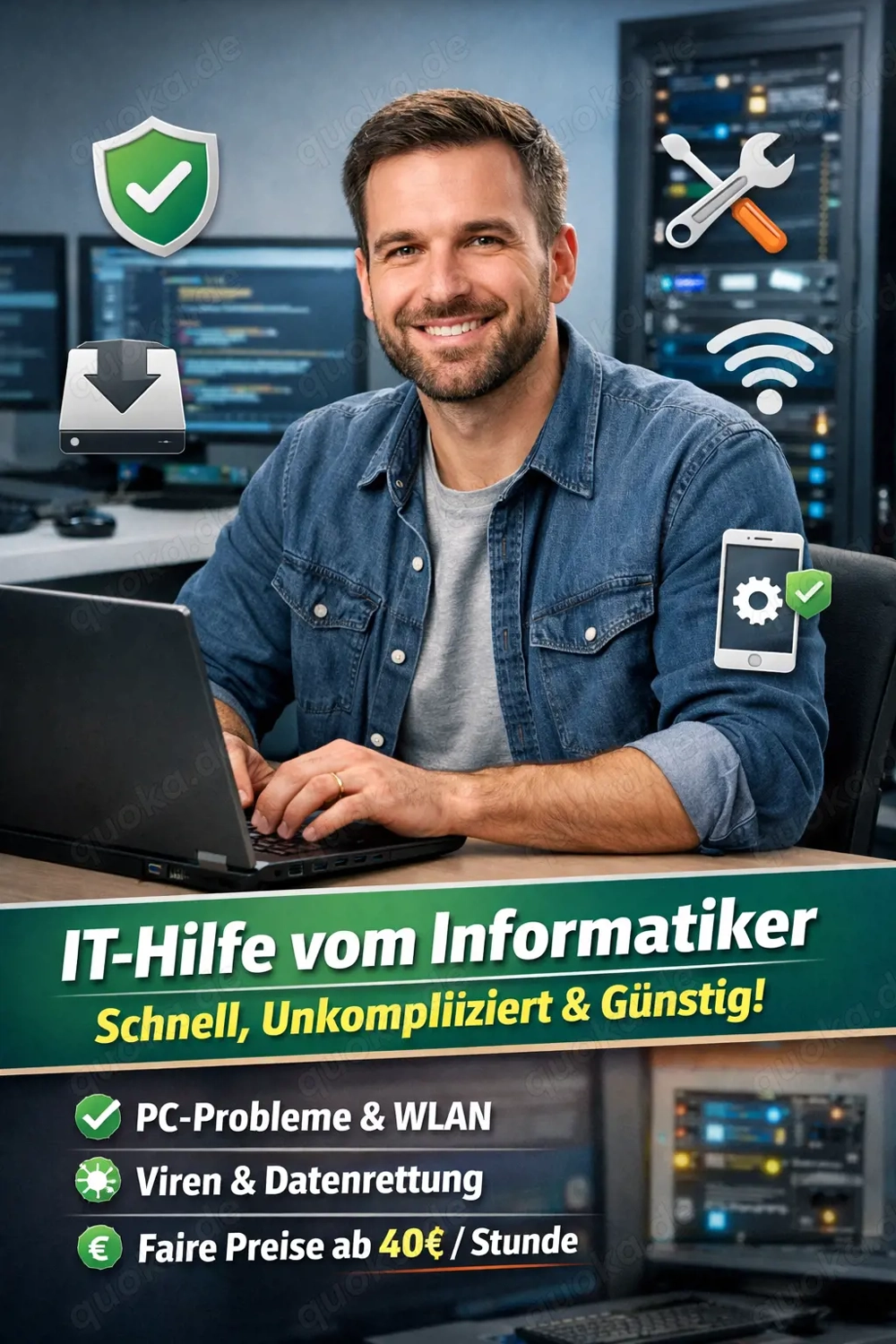  IT-Hilfe vom Informatiker   schnell, unkompliziert & fair 