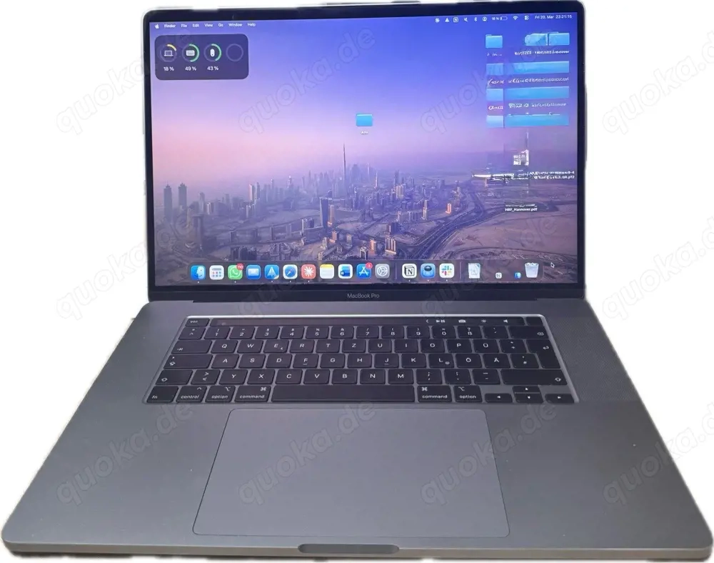 Macbook Pro 2019 16 zoll