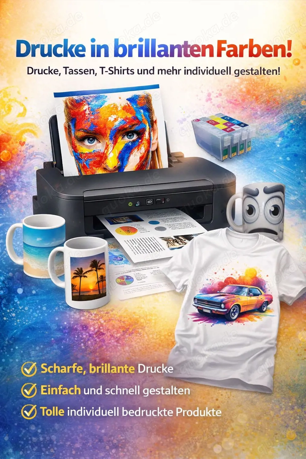 Sublimationsdrucker Start011   Alles drin um Loszulegen - über 12.000 Stück bereits verkauft!