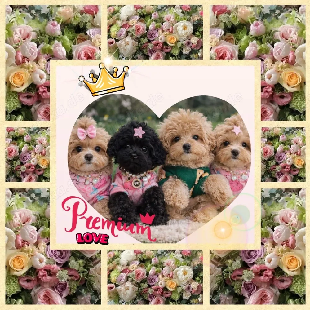 Exklusive Mini Maltipoo Welpen aus traumhafter Verpaarung kleiner, wunderschöner Eltern.