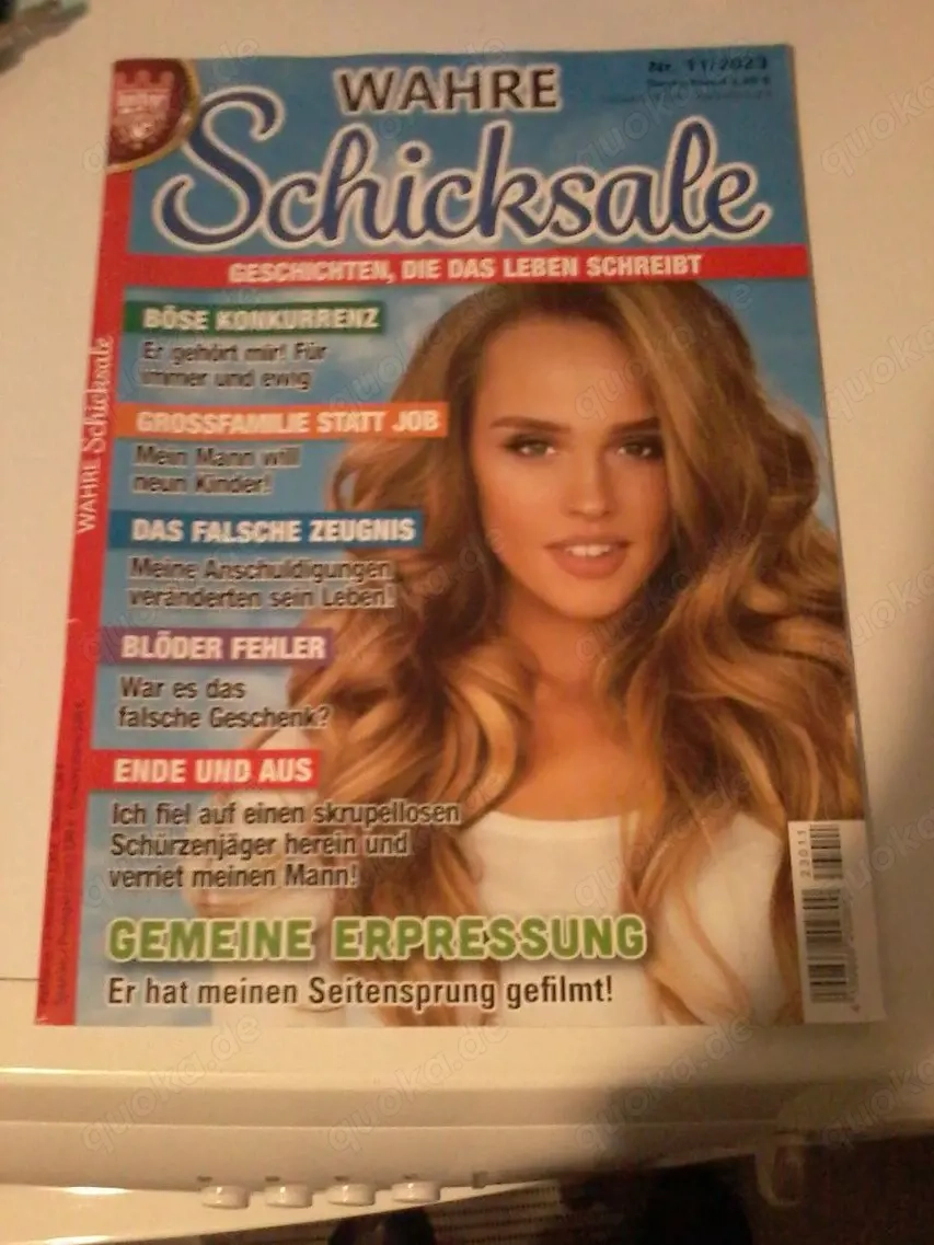 Romanzeitschriften z. B. meine Wahrheit, Schicksaale usw.