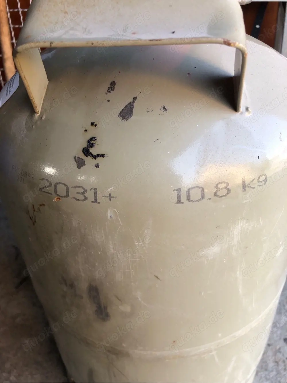 11 Kg Gasflasche ( Eigentumsflasche ) für Camping oder Garten