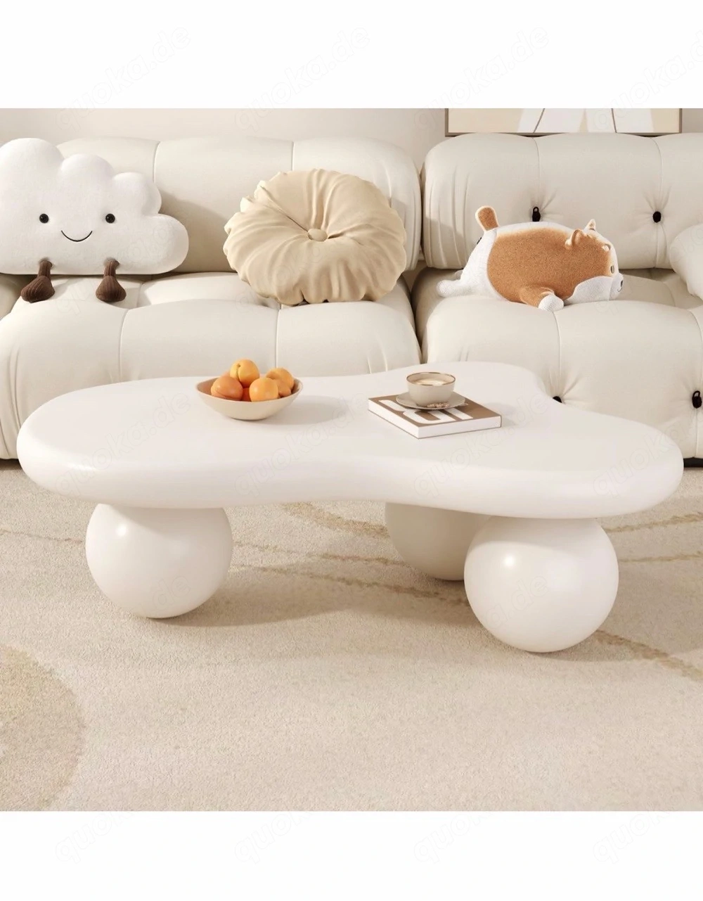 couchtisch wolkenform mit Led Neu 