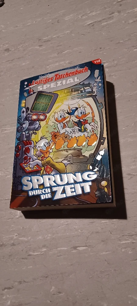 lustiges Taschenbuch " Sprung durch sie Zeit" 