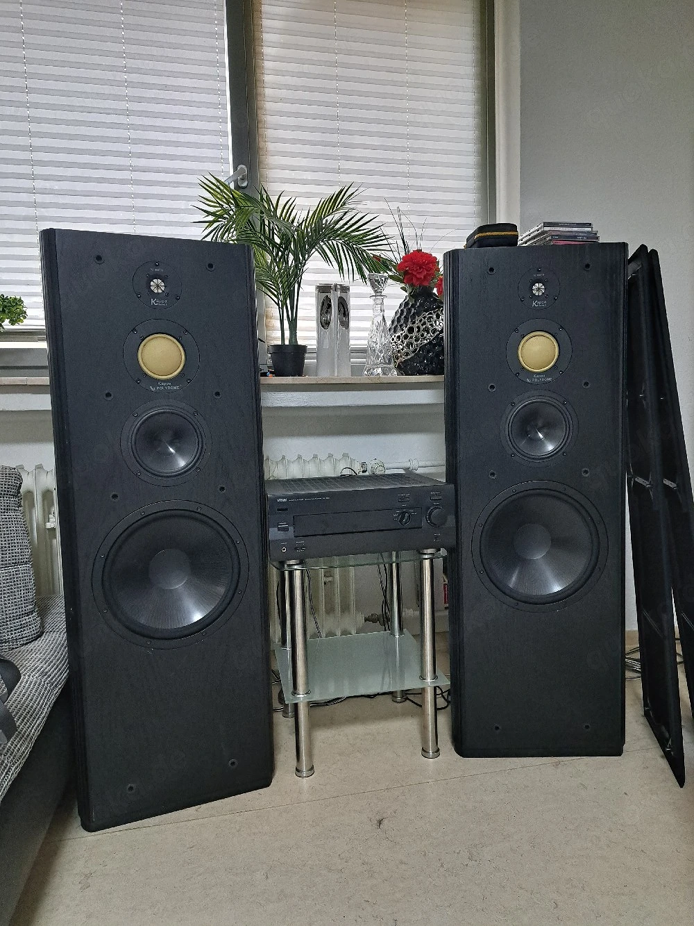 Vitange Lautsprecher infinity kappa 8,2i, Amplifier yamaha Ax892