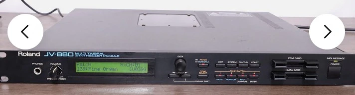 Roland SC-880 64 Voice Synthesizer Modul mit Multi-FX Effecten Programmierbar