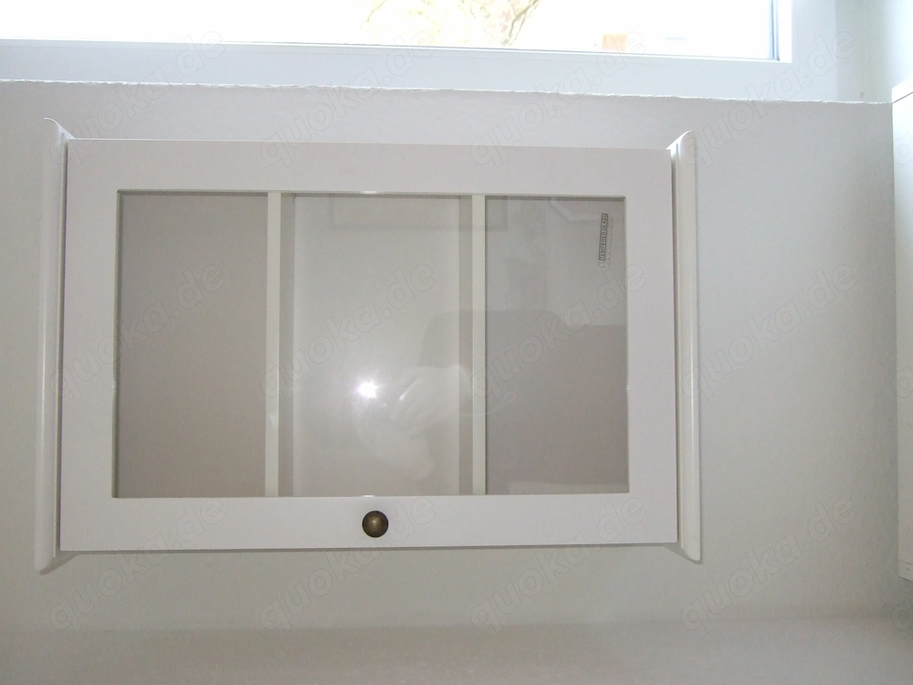 Schmuck-Hängeschrank Malling von Jysk, Glastür, 2 Böden   3Fächer, H 60 cm, T 19 cm, 40 cm, weiß