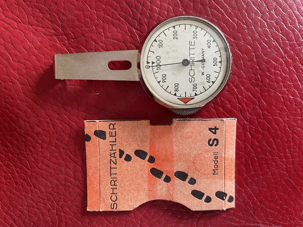 Schrittzähler Pedometer 2 Stück vintage 