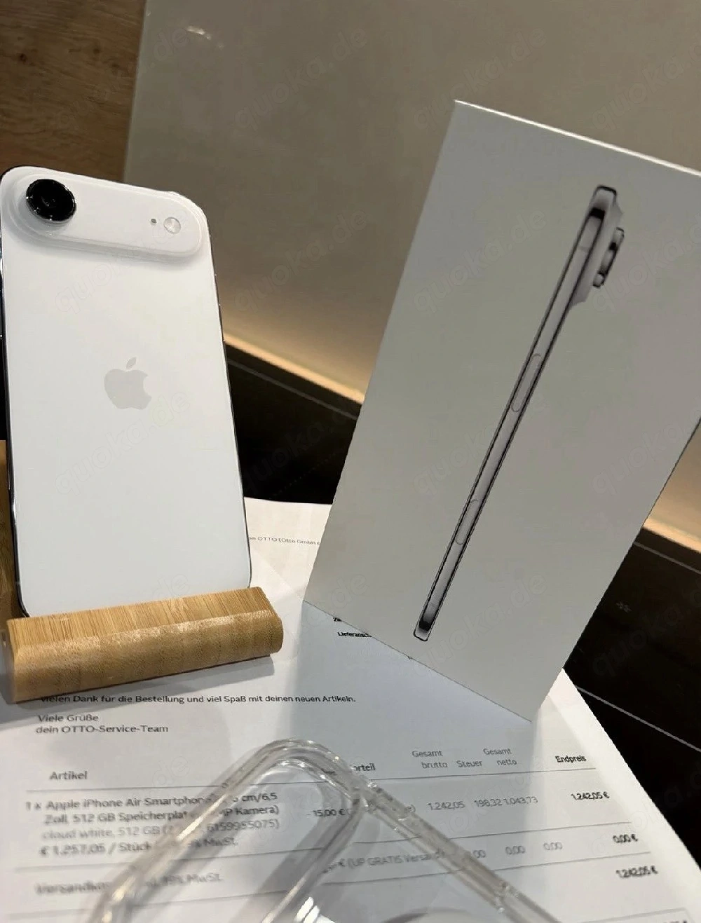 iPhone 17 Air 512GB Wolkenweiss mit Originalverpackung