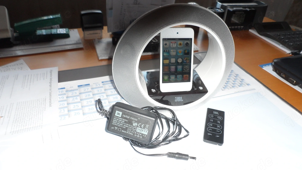 JBL radial micro mit IPod touch weiss 16GB