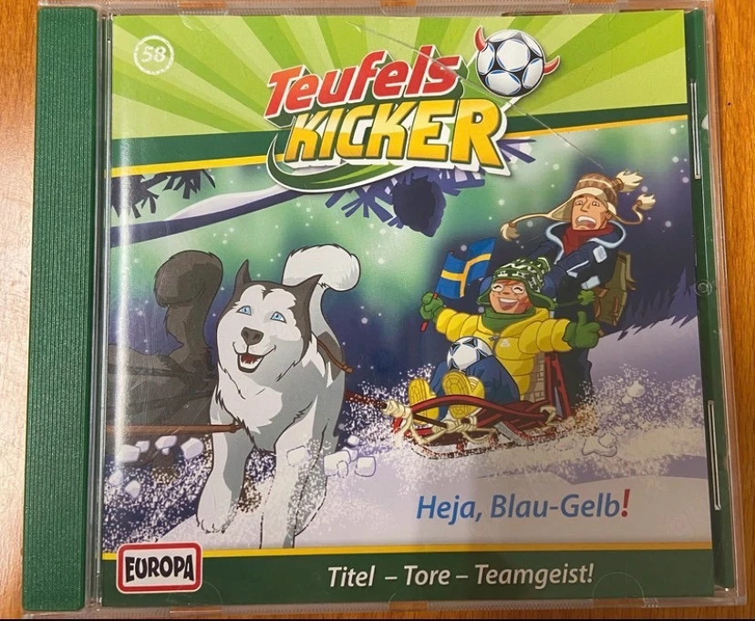 Teufels Kicker Heja Blau Gelb