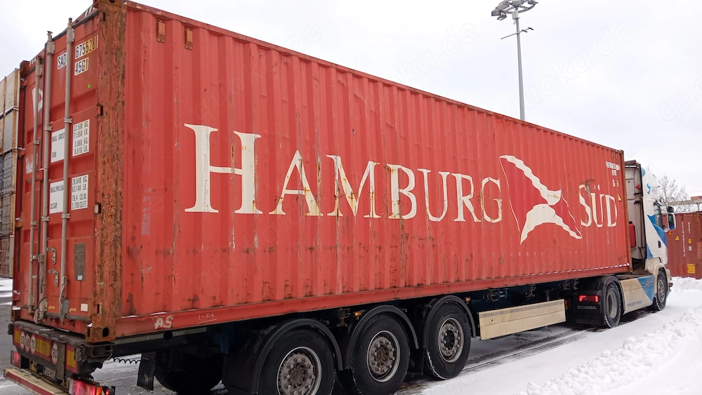 40 Fuß HC Seecontainer   gebraucht   NEU EINGETROFFEN    WWT