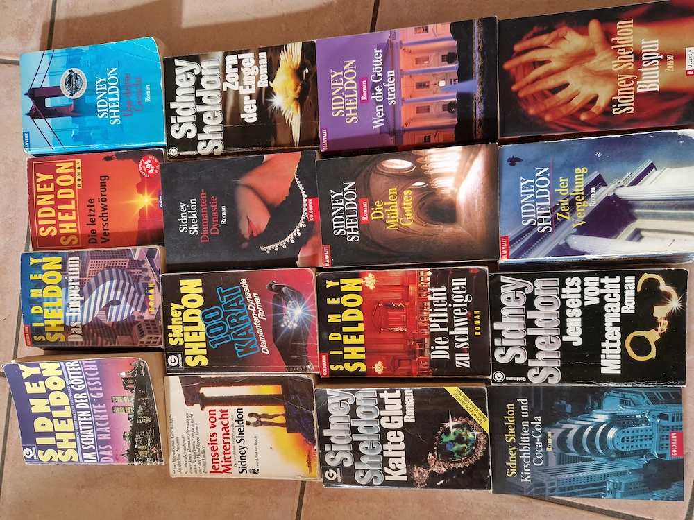 Sidney Sheldon 16 Bücher 