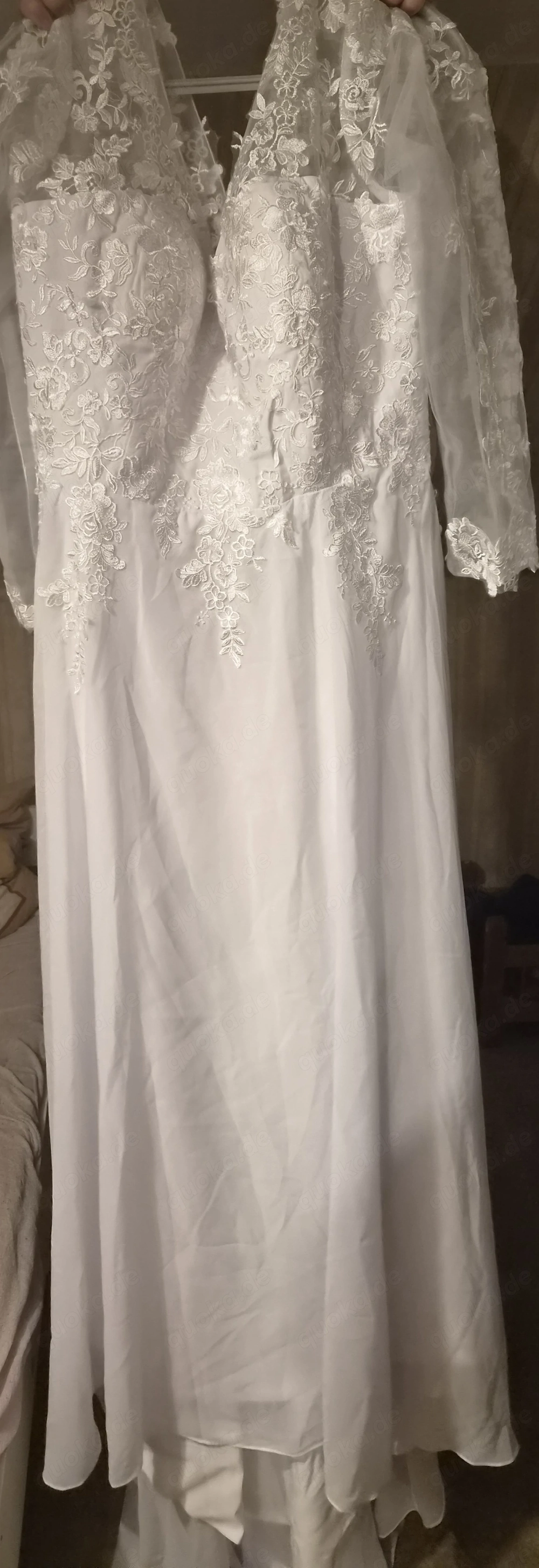 Hochzeitskleid mit 2 schleier 