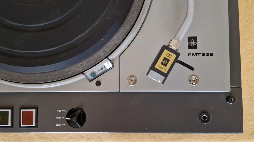 EMT 938 mit TSD-15 Pickup, defekt