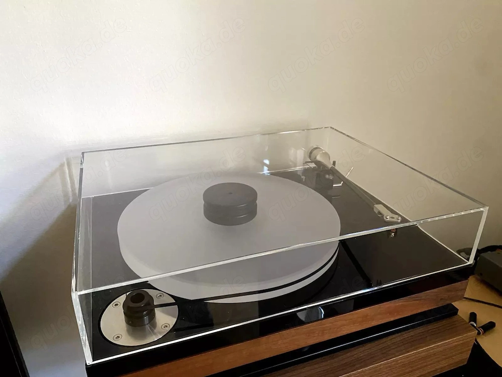Bauer Audio DPS 3 Plattenspieler mit Tonarm und Abdeckhaube