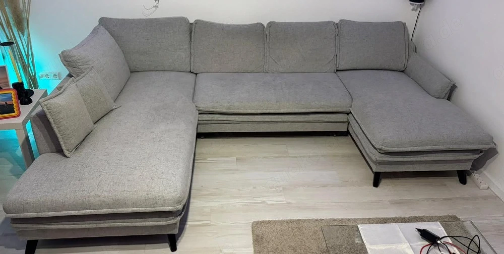Wohnlandschaft mit Schlaffunktion