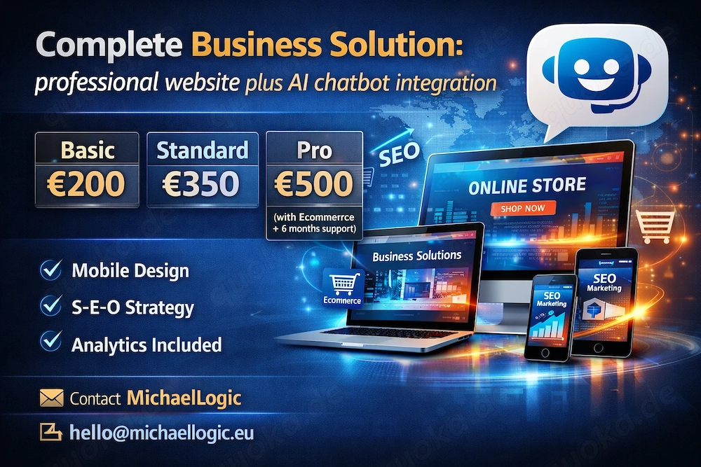 Professional Website Design & AI Chatbot Solutions
