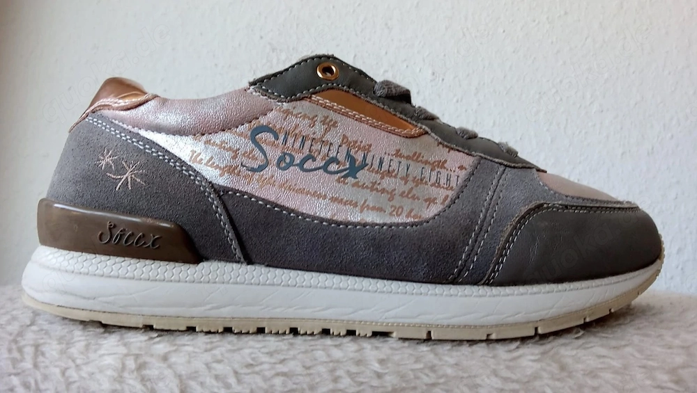 SOCCX Leder Sneaker Schuhe in Größe : 39 SEHR GUTE ZUSTAND 