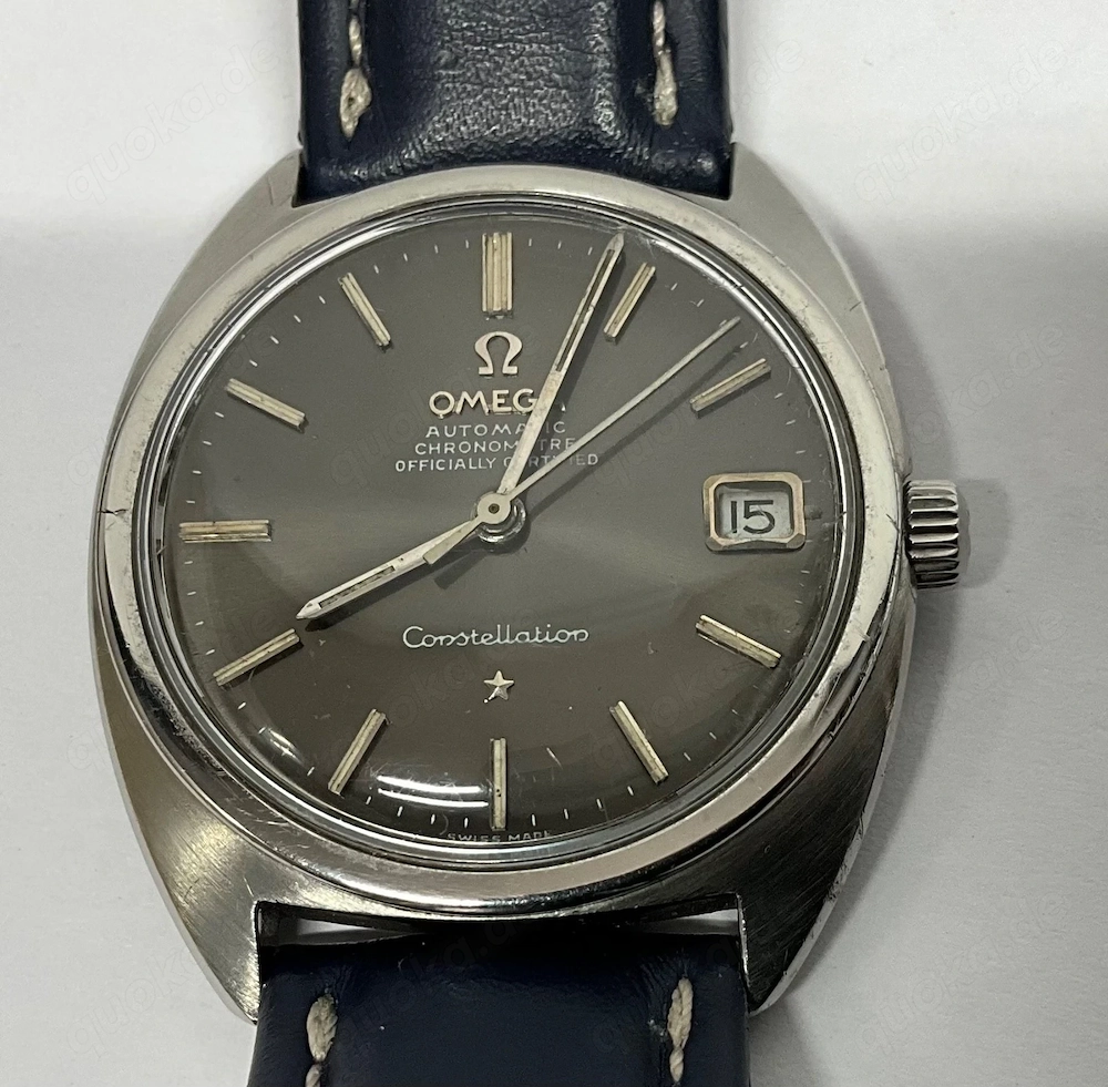 Omega Constellation Automatik Chronometer Stahl 36,7mm Datum Vintage