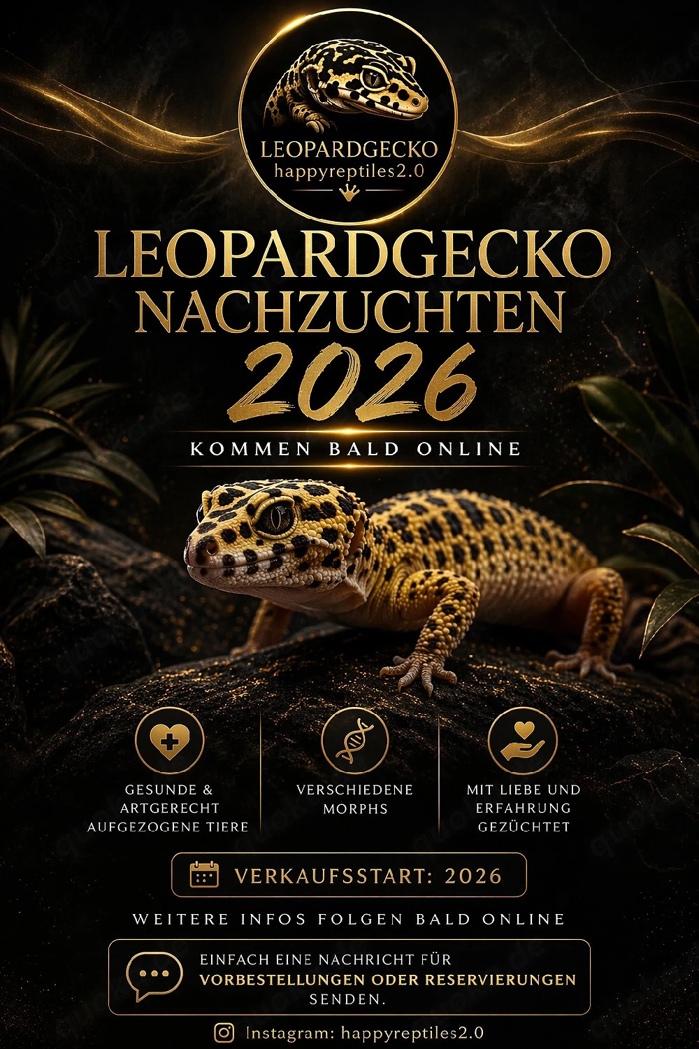 Verschiedene Leopardgeckos 
