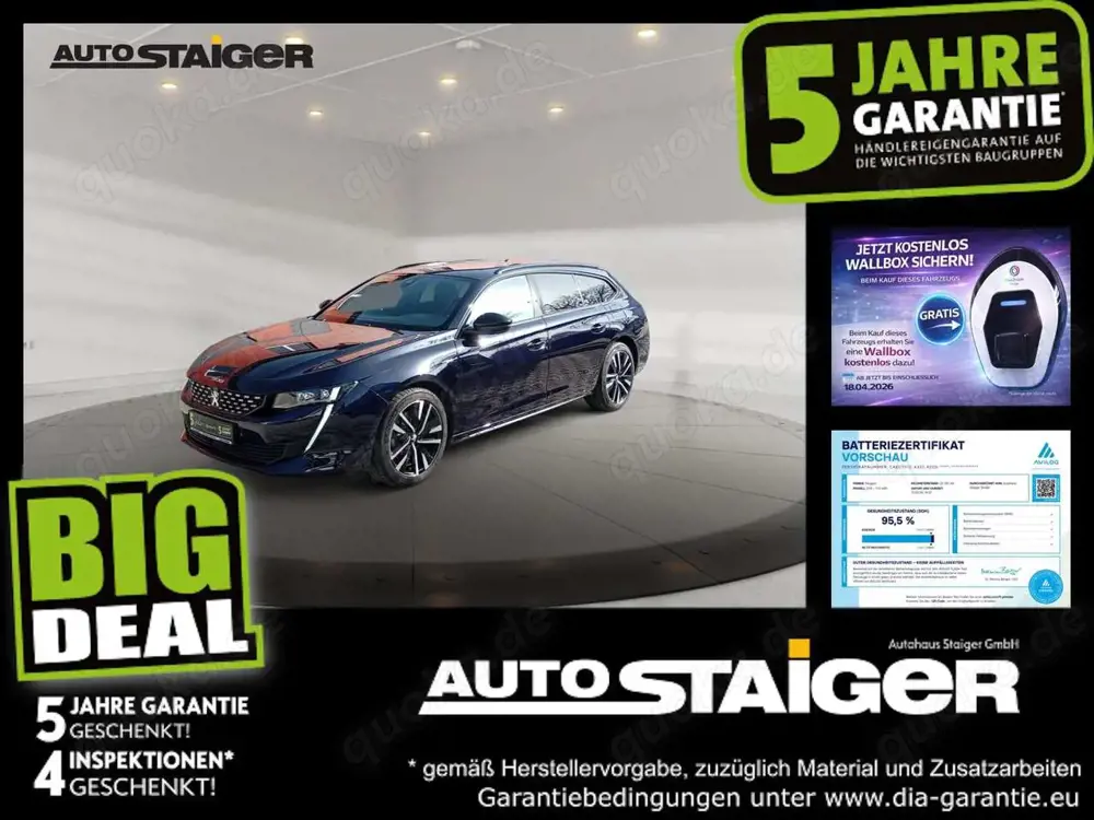 Peugeot 508 SW GT ACC+LED+Navi+2xKlima+Fernlichtass.+LM